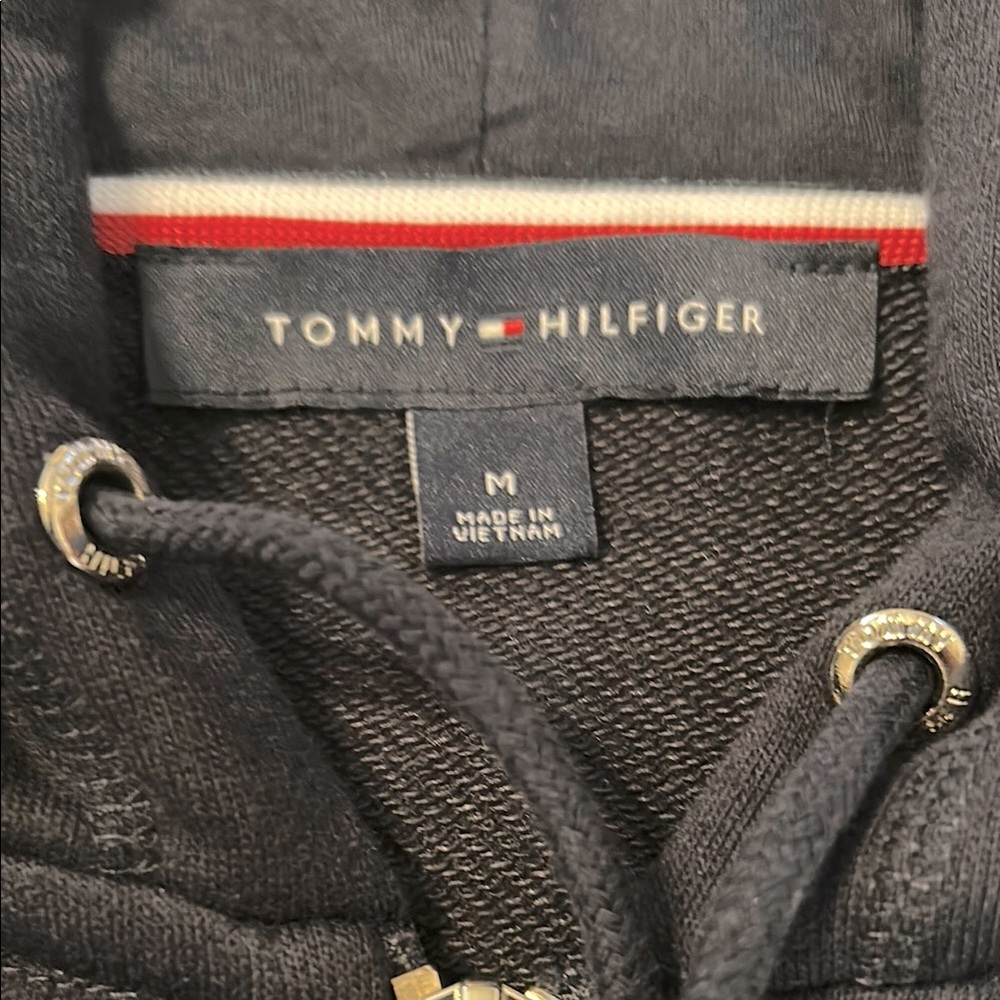 Tommy Hilfiger Navy Blue Full-Zip Hoodie. New Without Tags——-Unisex - Picture 2 of 6